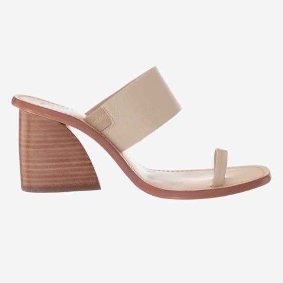 42 Gold Eedie One Toe Heel Sandals - Picture 7 of 8